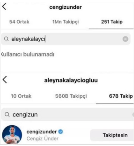 cengiz under aleyna kalaycioglu ile ayrildi mi